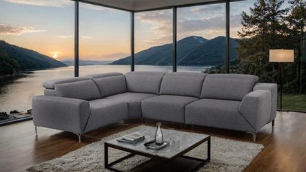 Brand New Dark Gray Power Recliner Sectional Sofa 