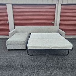 Free Delivery 🚚 West Elm Sleeper Sofa w/ Storage Chaise