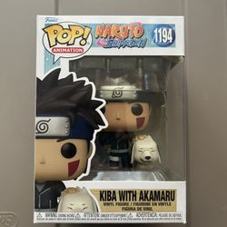 Kiba With Akamaru Funko