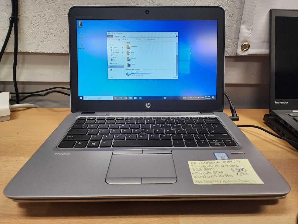 HP Elitebook 820 G3 I5 8GB 256GB SSD Business Notebook