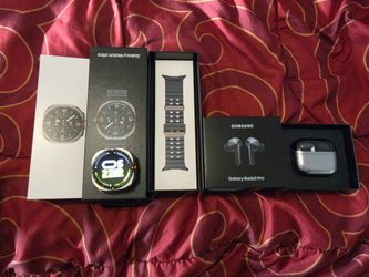 Galaxy watch ultra and Galaxy buds 3 pro