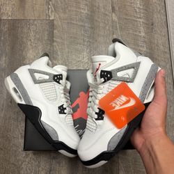 Jordan 4 Retro White Cement 