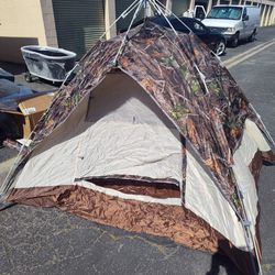 Waterproof Pop Up Tent 4 Person 88 " X 75" 48 In Brown