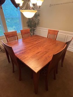 Hardwood Dining room set