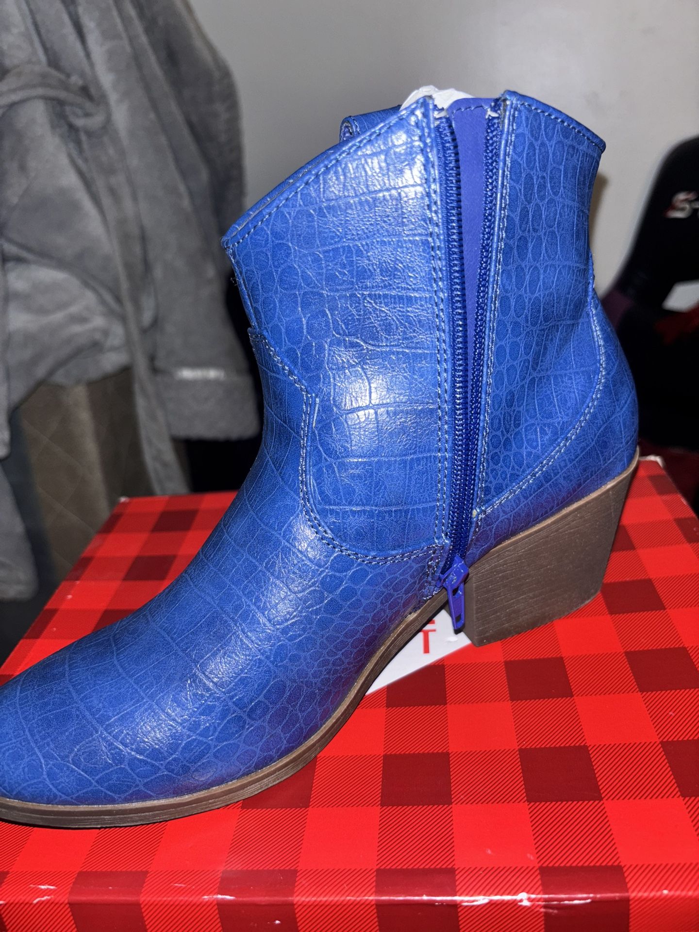 Cobalt Blue Boots