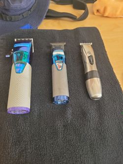 Babybliss clipper, babybliss trimmer, and andis slim pro trimmer