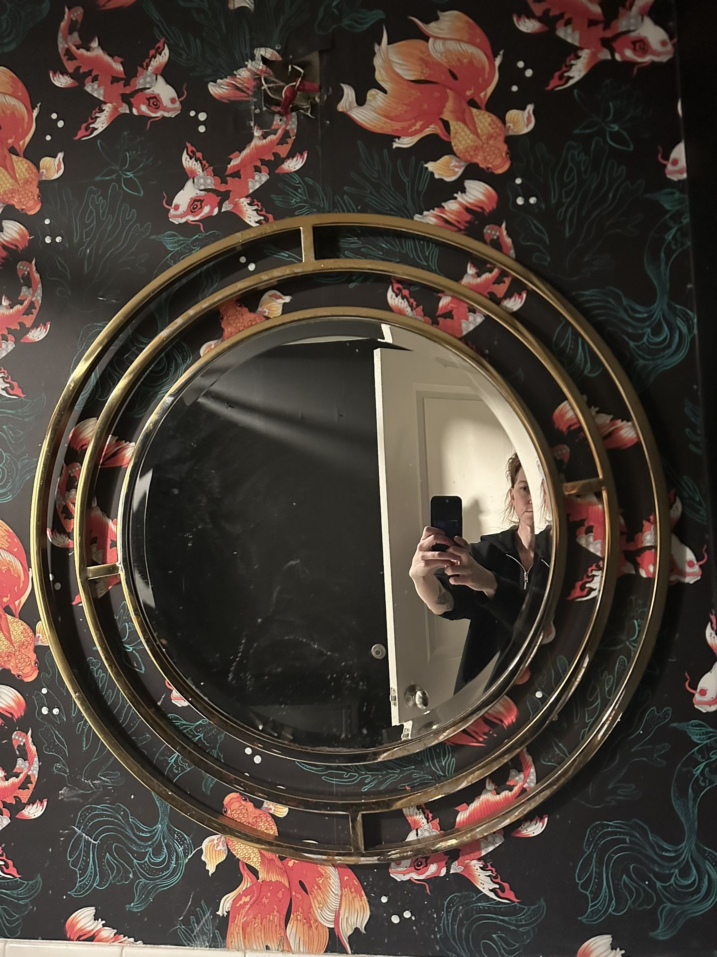 Gold  Mirror - Circle 