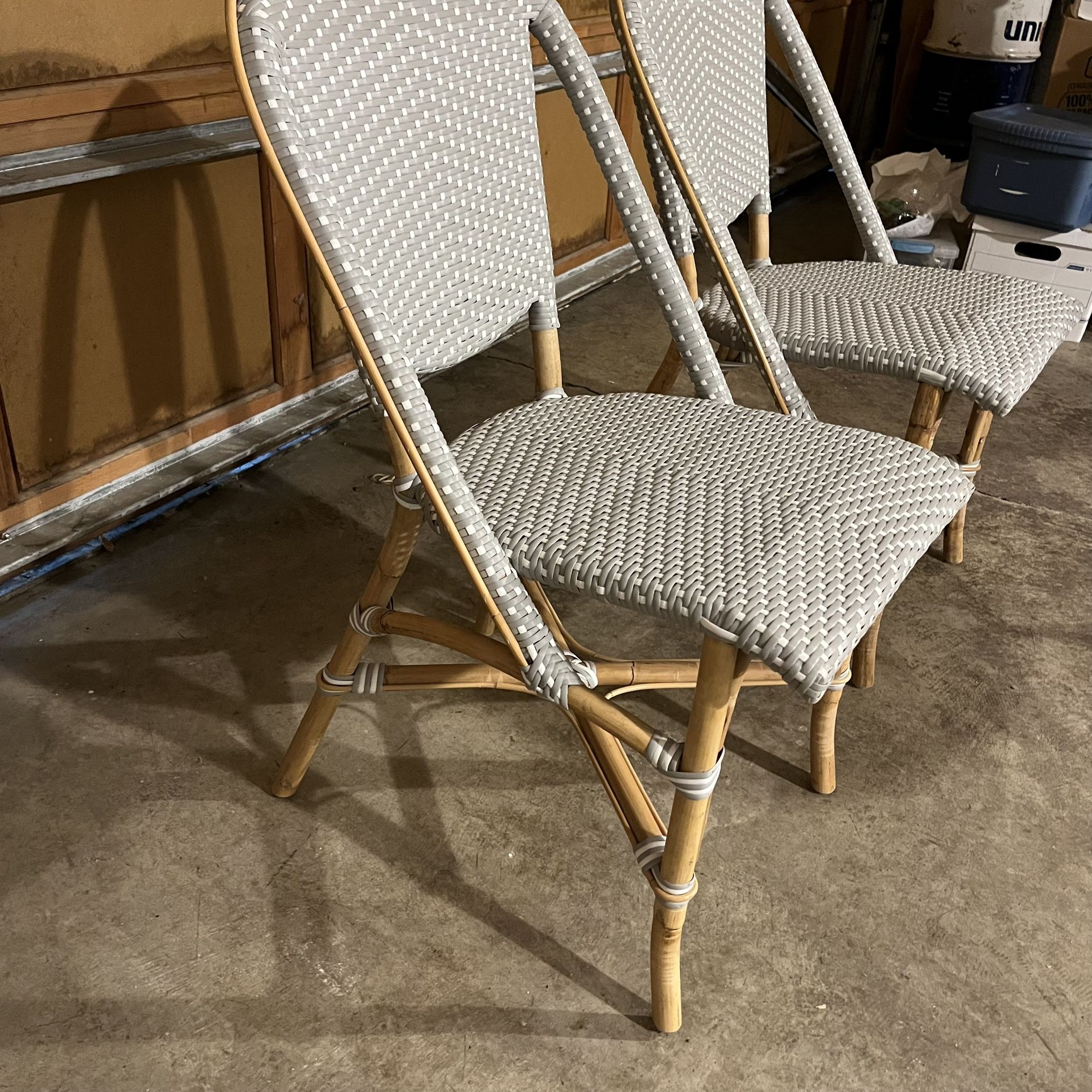 Parisian Style Bistro Chairs (pair)