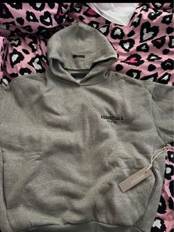 Fear of God Essentials Grey Pullover Hoodie