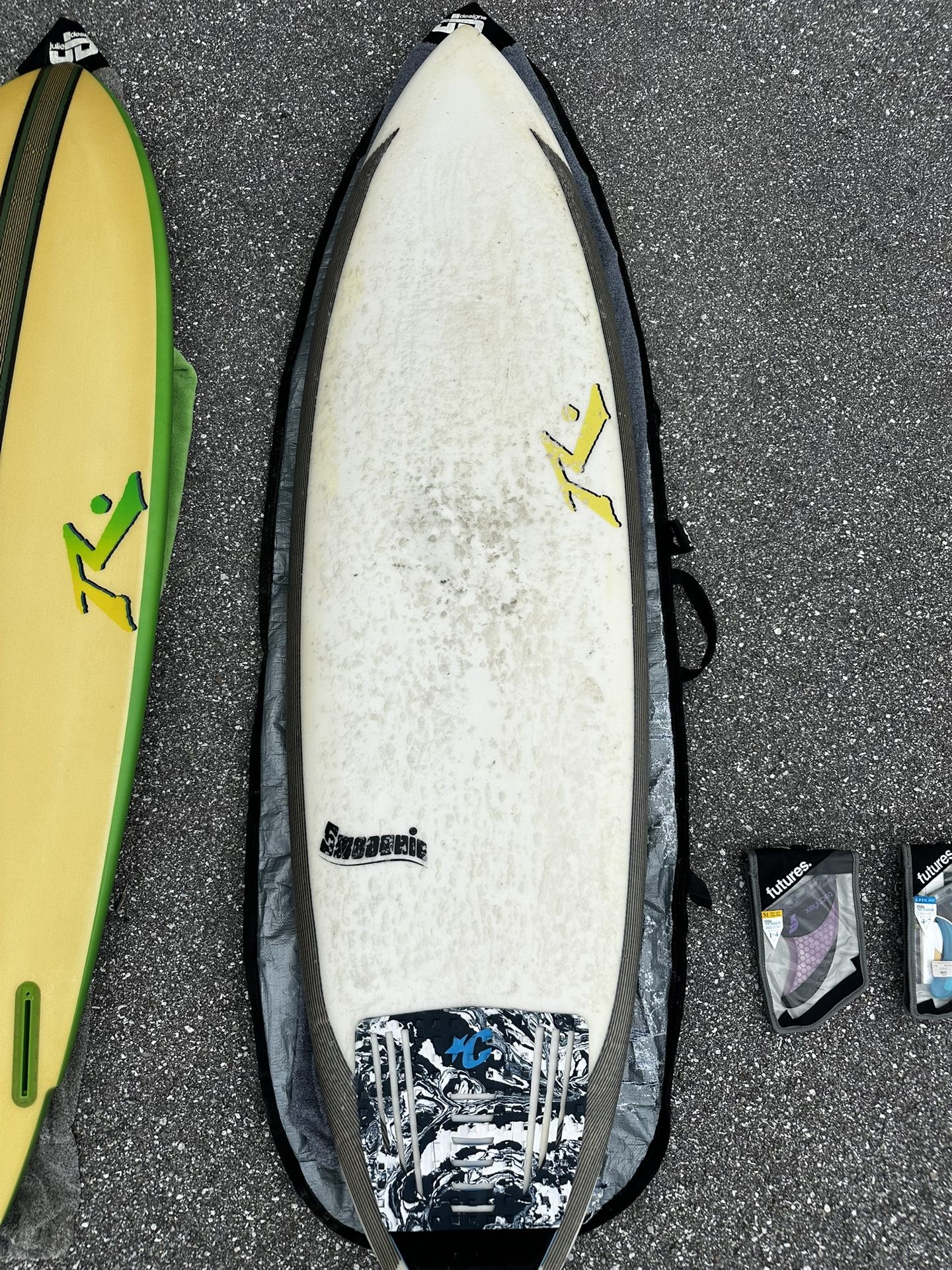 2 Hand-Shaped Rusty Surfboards – Dwart 2 & Smoothie (Jupiter, FL)