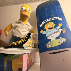 The Simpsons Lot (Vans, Skateboard Deck, And Plushie)