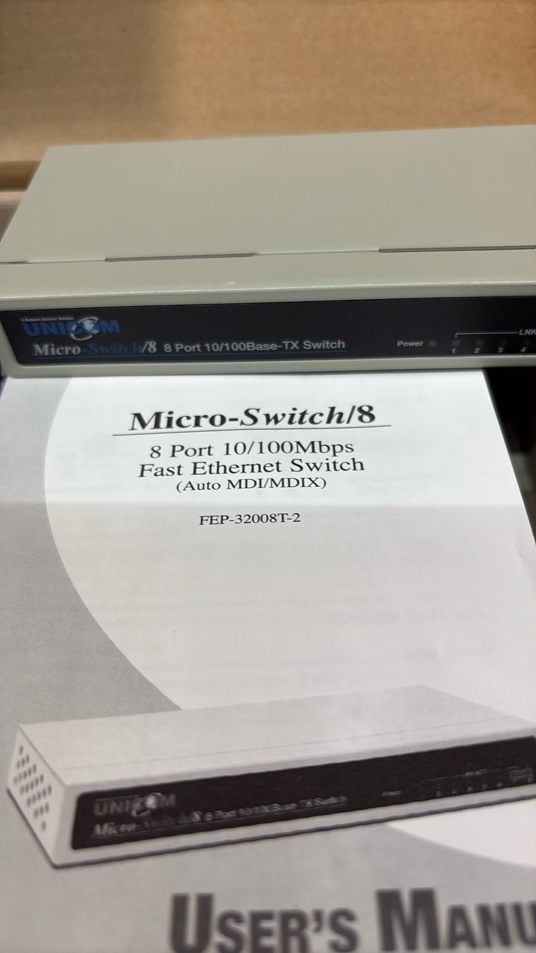 8 Port 10/100 Ethernet Switch