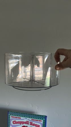Clear Acrylic Circular Spinning Storage