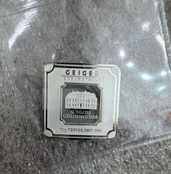 10 gram fine silver bar