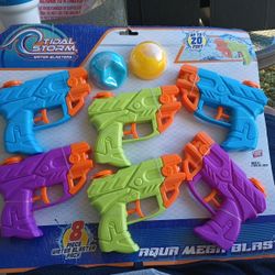 Tidal Storm Aqua Mega Blast Water Blasters Value Set! 