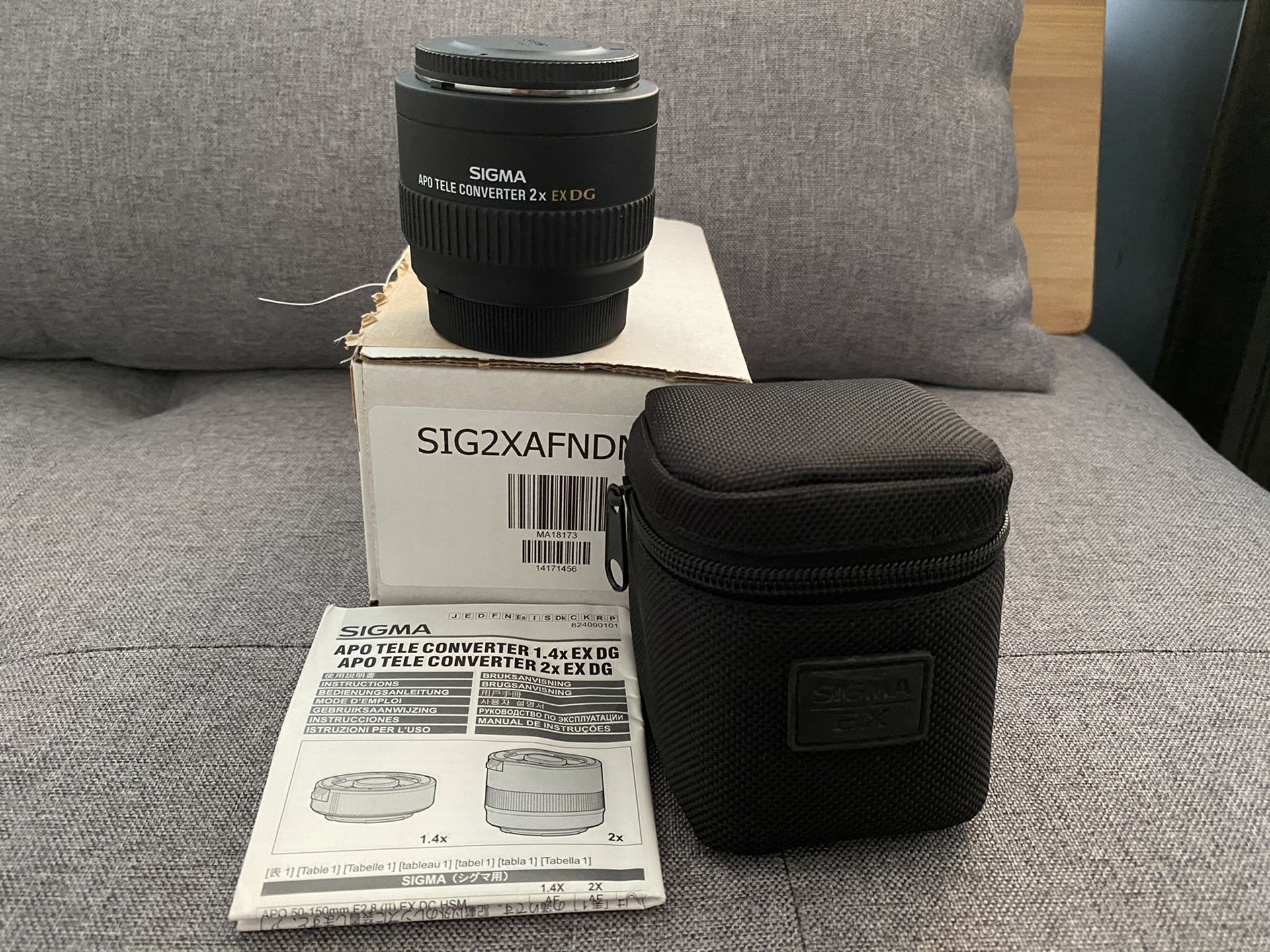 Sigma APO Teleconverter 2x EX DG for Nikon Mount Lenses