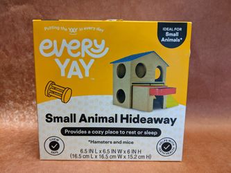 Every Yay Small Animal Hideaway - For Small Animals - Open Box 