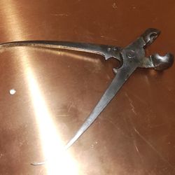 Antique Musket Ball Mold W/ Cutter .64 Caliber 5.5" Civil War Era