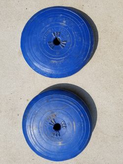 50 Pounds Pair of 25 Lbs Concrete Plates