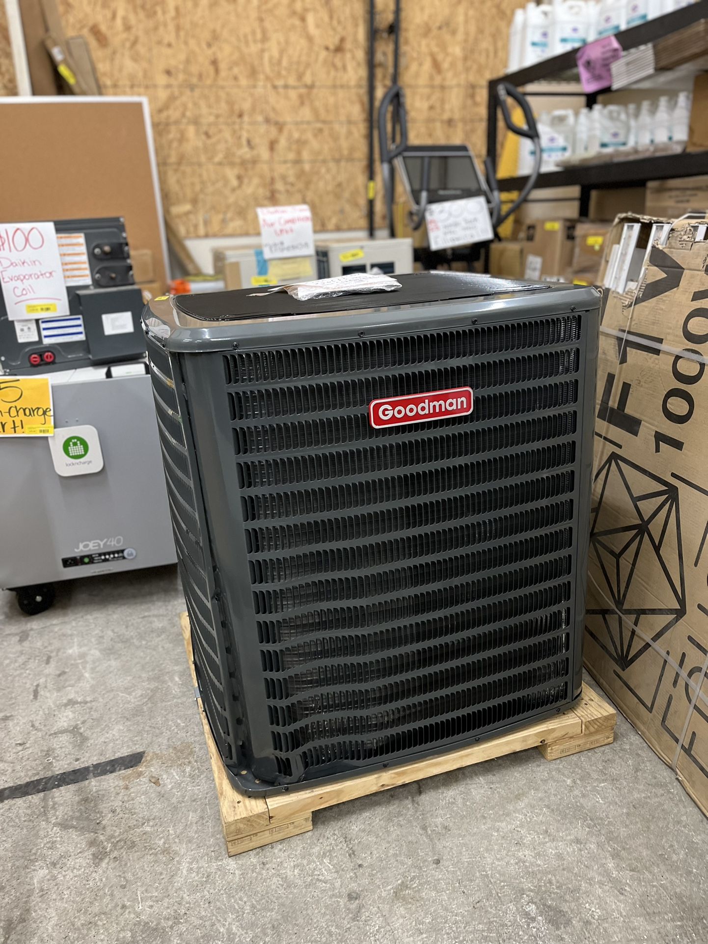 Goodman 3 Ton 17.2 Seer Two Stage AC Unit 