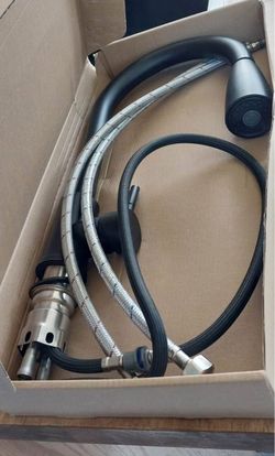 Kitchen Faucet With A Spray On Head
