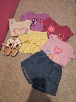 5T Toddler Girl Clothes and Sandals
