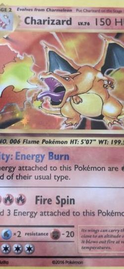 Charizard Pokémon card