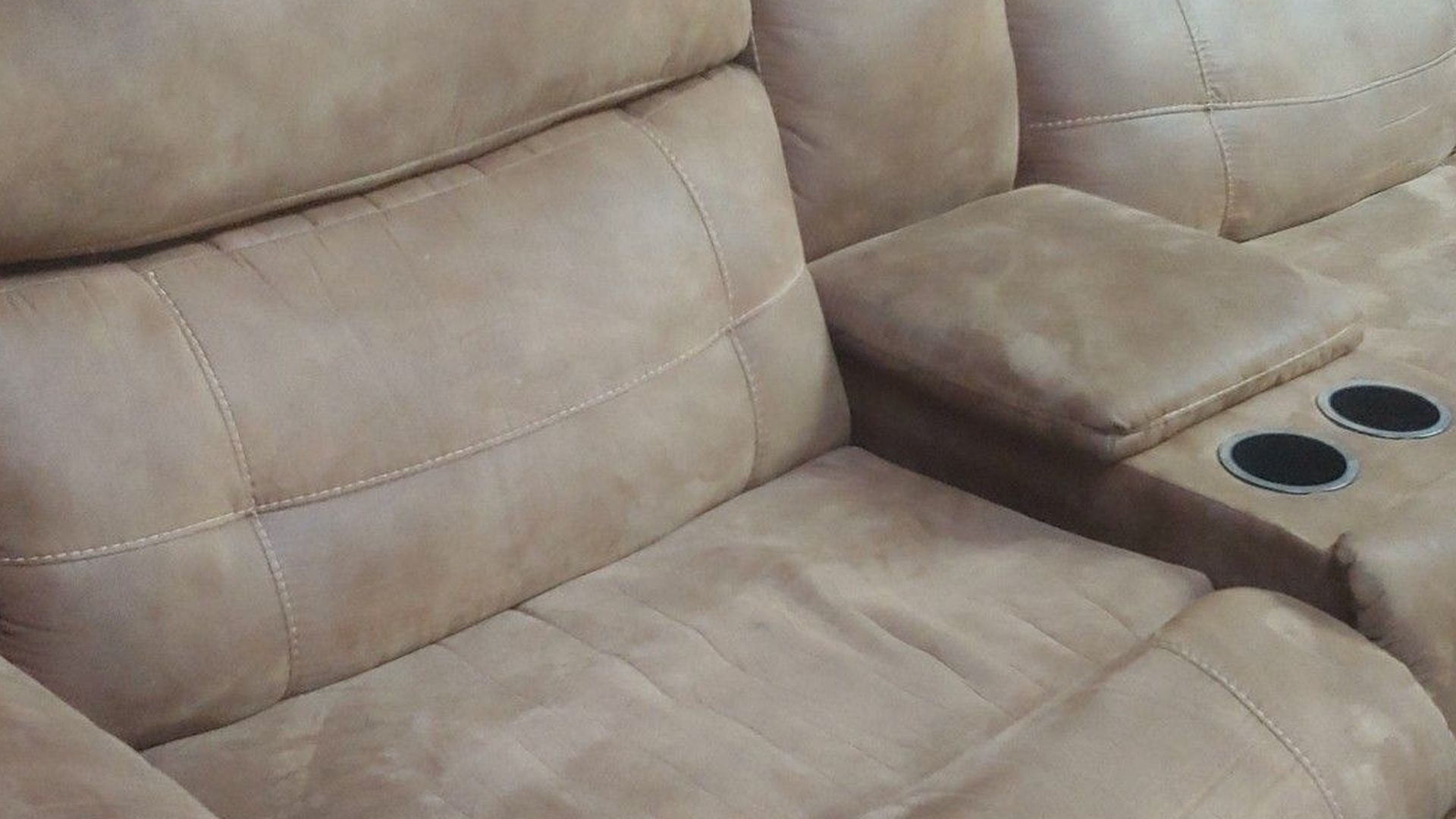 Soft leather couch