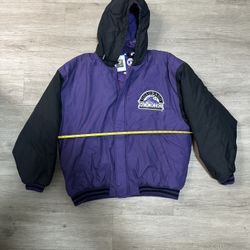Colorado Rockies Vintage Puffer Jacket