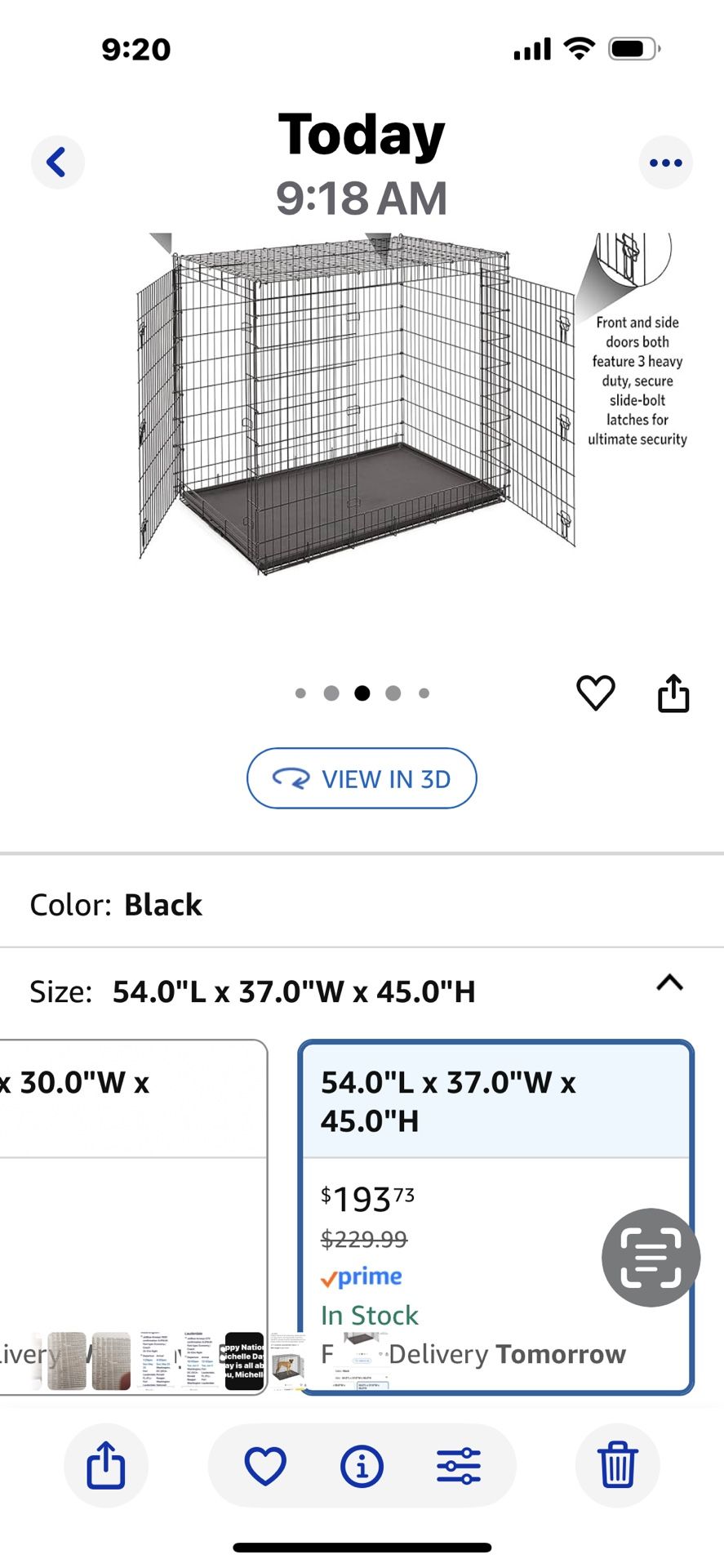 Dog crate