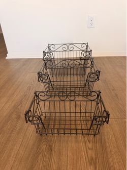🧺 Princess House Stackable Baskets 🧺