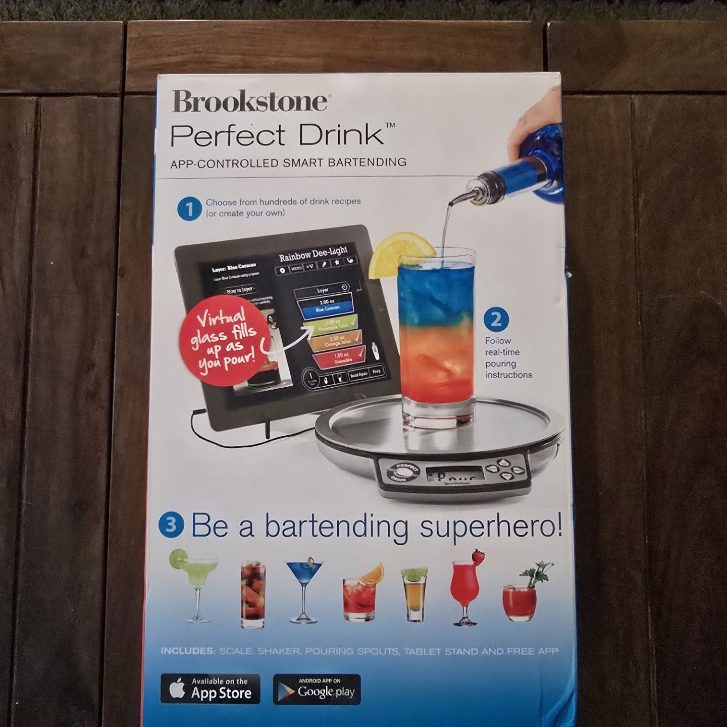 FREE - NEW Brookstone Perfect Drink - App-Controlled Smart Bartending ...