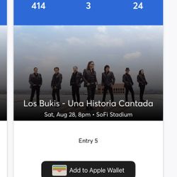LOS BUKIS TICKETS