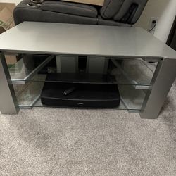 Glass Shelf TV Stand 