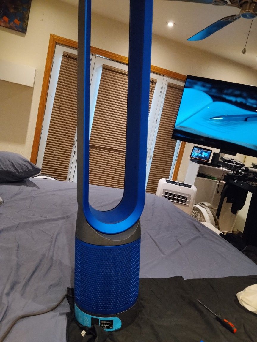 Dyson Pure Cool Fan Tower TP01 HEPA Air Purifier w. Remote - Gray Blue SR