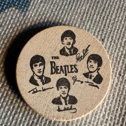 The Beatles souvenir “Wooden Nickel”