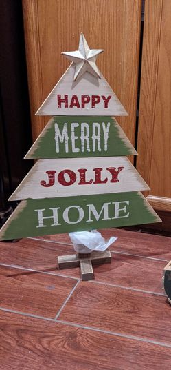 New wooden Christmas tree stand Decorations 2ft