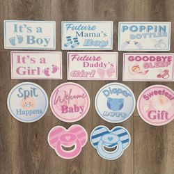 Baby Shower Photobooth Props