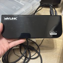 Wavlink USB 3.0 Dual Video Monitor Docking Station 