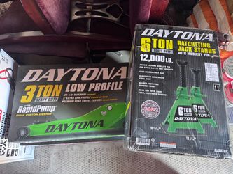 Daytona 3-ton jack + 6-ton jack stands