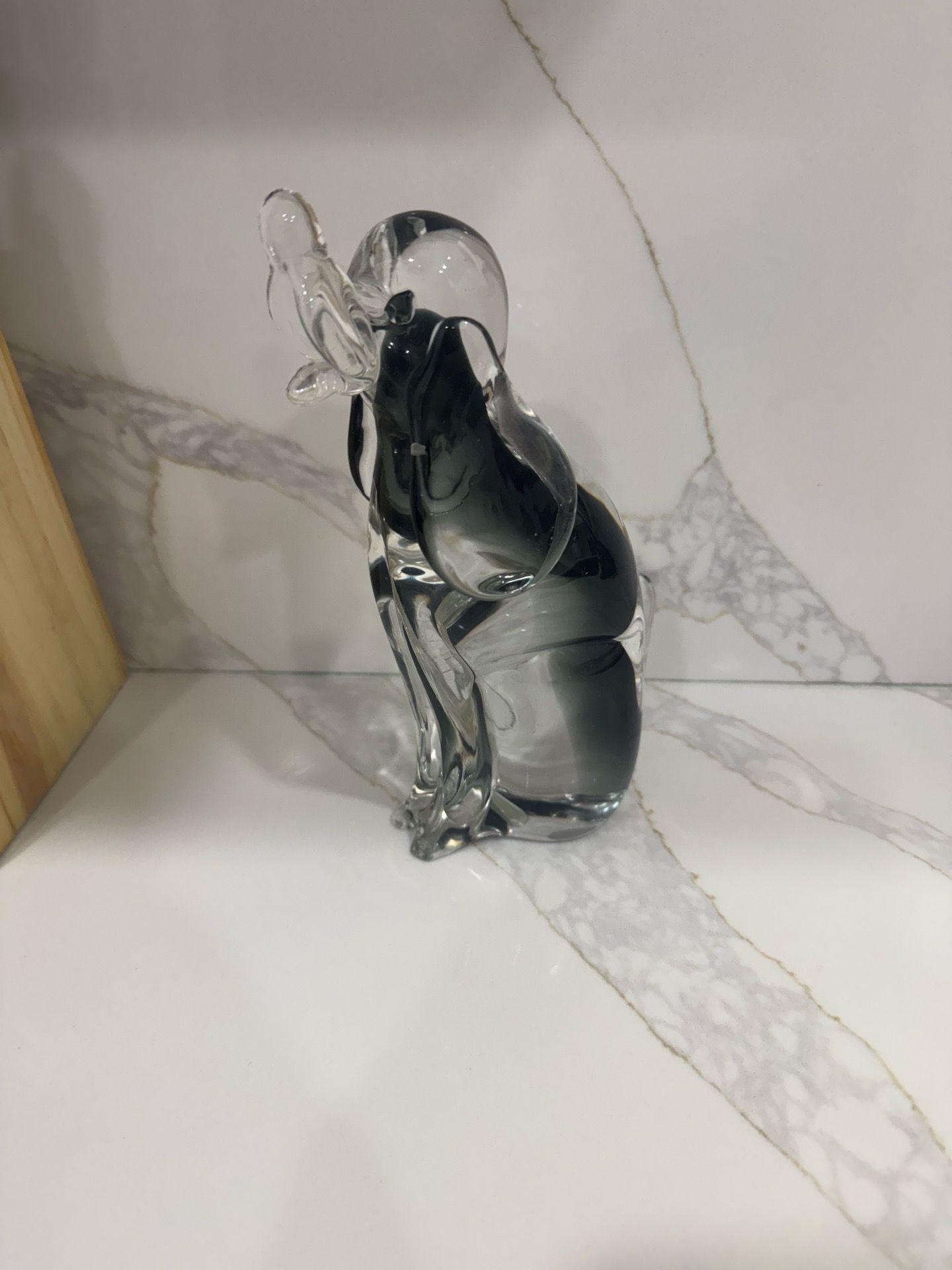 Murano glass dog