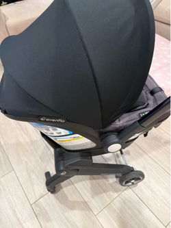 ✨ Evenflo Shyft DualRide Stroller + Car Seat ✨   W/ base