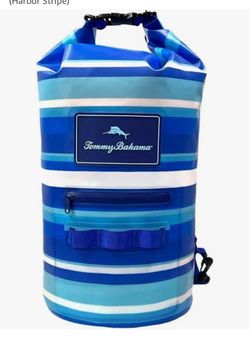 The Tommy Bahama 20L Waterproof Dry Bag keeps your gear dry and protected during beach trips, boating, or kayaking.