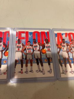Michael Jordan 1992 Skybox USA Dream Team 3 basketball card set