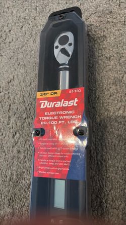 Duralast 3/8" Electronic Torque Wrench 20-100 ft-lbs