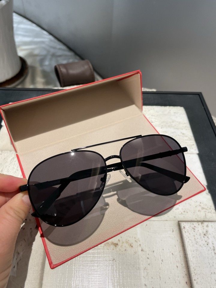 Men's sunglasses, HD polarized lenses, stainless steel frames