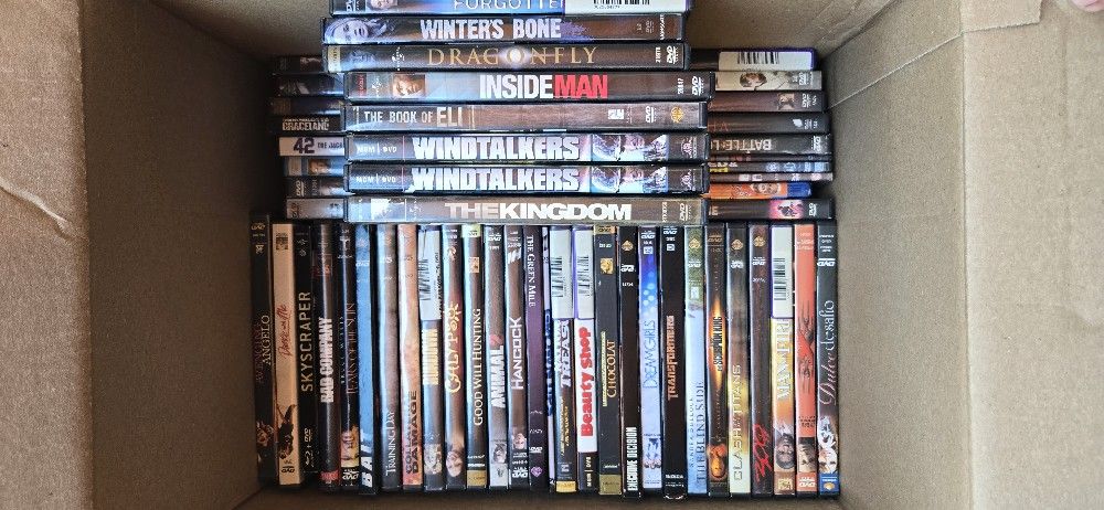 Lot Of 65 DVDS & Blu-ray