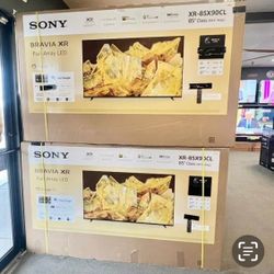 Tv 85 $55 Down Takes The TVs On Finacing Free Delivery.  6 Month Warranty.  85 Sony Tv X90L Smart 4k Hdtv 