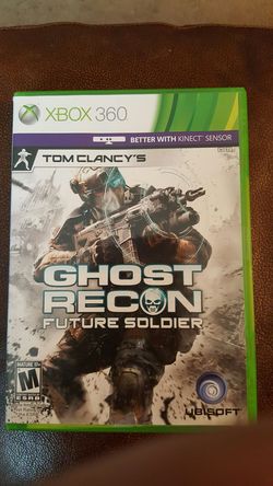 Tomorrow Clancy's Ghost Recon Future Soldier Xbox 360 Game