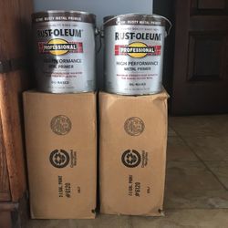 6 Gallons Rust-Oleum Rusty Metal Primer (K779269). NEW & UN-OPENED